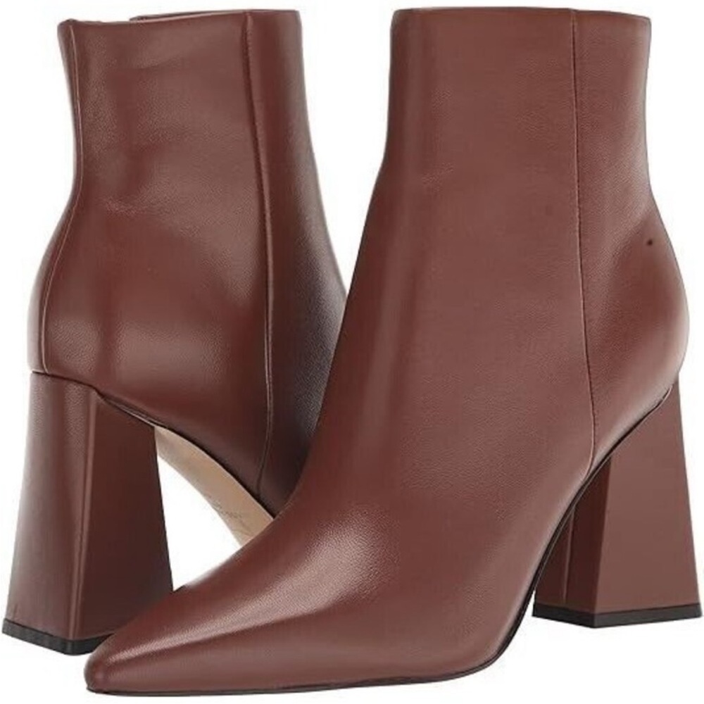 Marc Fisher LTD Kulika Women's US 7M Dress Bootie Cognac Brown
Leather